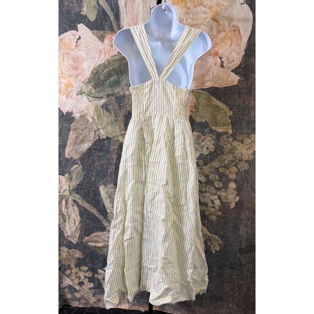 New Anthropologie Maeve 100% European Linen Sleeveless Midi Dress Size XS - Picture 6 of 9